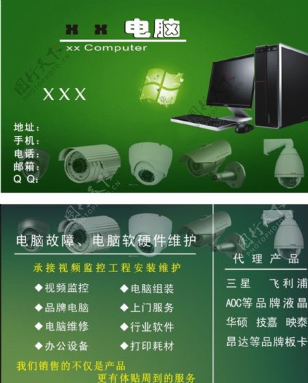 科技賦能安全 電腦監(jiān)控名片圖片的軟件與硬件應用指南